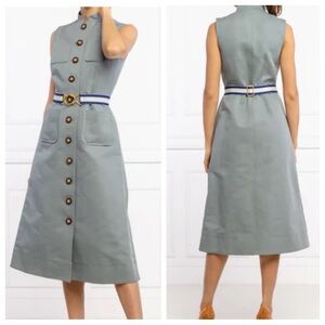 NWT Tory Burch Cotton SGT Belted Pepper Dress / US2